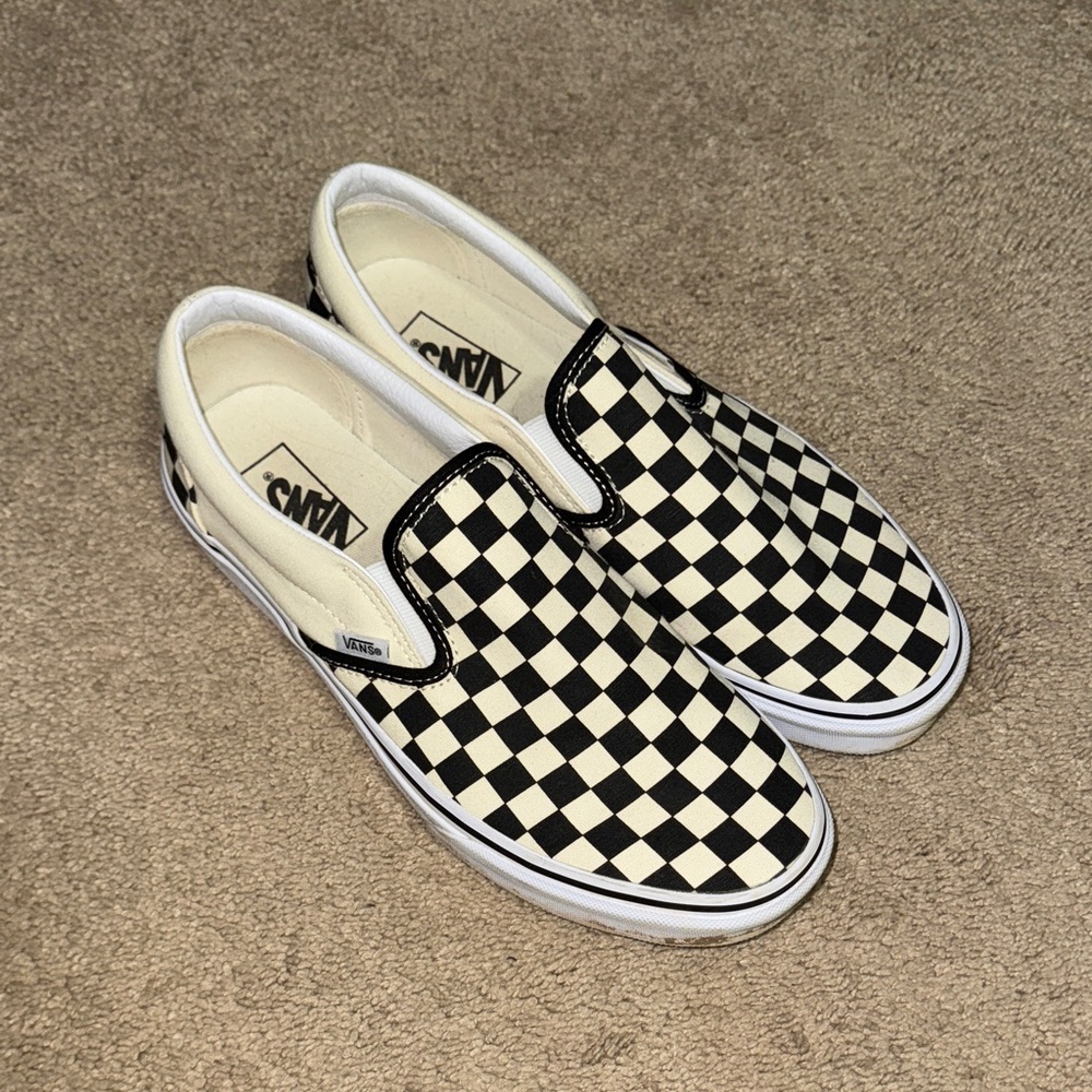 Vans Classic Slip-On Checkerboard Shoe
